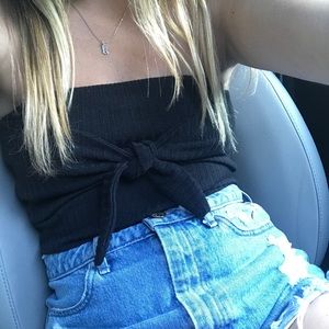 Dolls Kill tube top with bow. worn once!